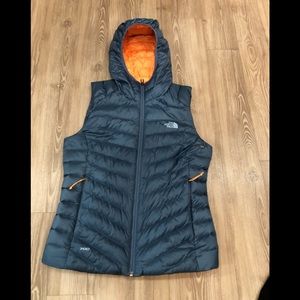 The North Face hooded vest